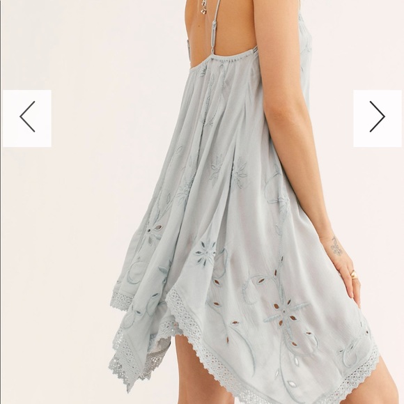 SOLD NWT XS Free People Got It Embroidered Trapeze Slip - Picture 3 of 6